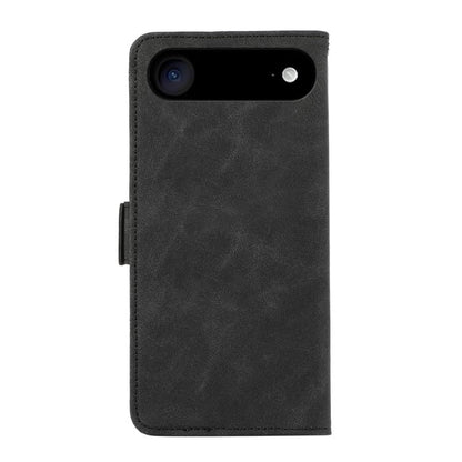 For iPhone 17 Air ABEEL Frosted Magnetic RFID Leather Phone Case(Black) - iPhone 17 Air Cases by buy2fix | Online Shopping UK | buy2fix