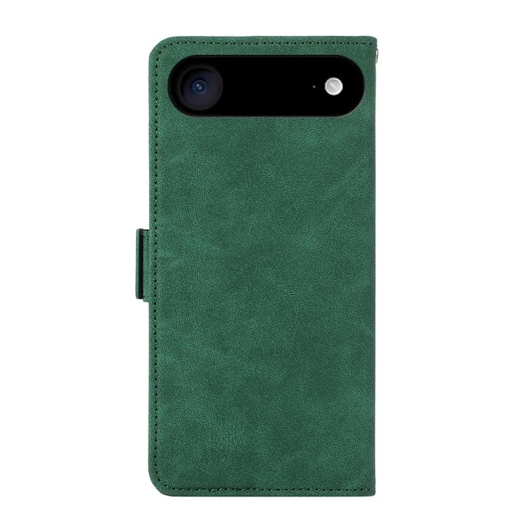 For iPhone 17 Air ABEEL Frosted Magnetic RFID Leather Phone Case(Green) - iPhone 17 Air Cases by buy2fix | Online Shopping UK | buy2fix