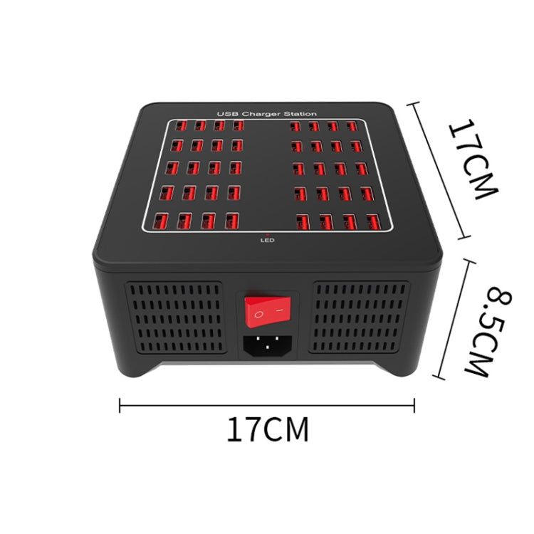 YFY-A76 200W 40 Ports USB Smart Charging Station(EU Plug) - Multifunction Charger by buy2fix | Online Shopping UK | buy2fix