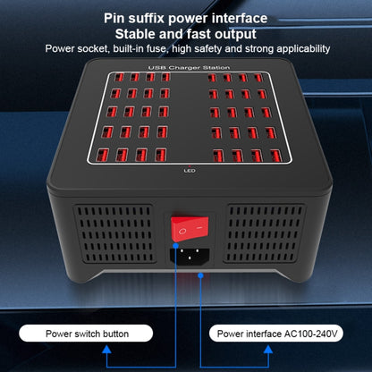 YFY-A76 200W 40 Ports USB Smart Charging Station(EU Plug) - Multifunction Charger by buy2fix | Online Shopping UK | buy2fix