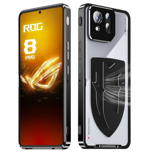 For ASUS ROG Phone 8 / 8 Pro Metal Cooling Phone Case(Black) - ASUS Cases by buy2fix | Online Shopping UK | buy2fix