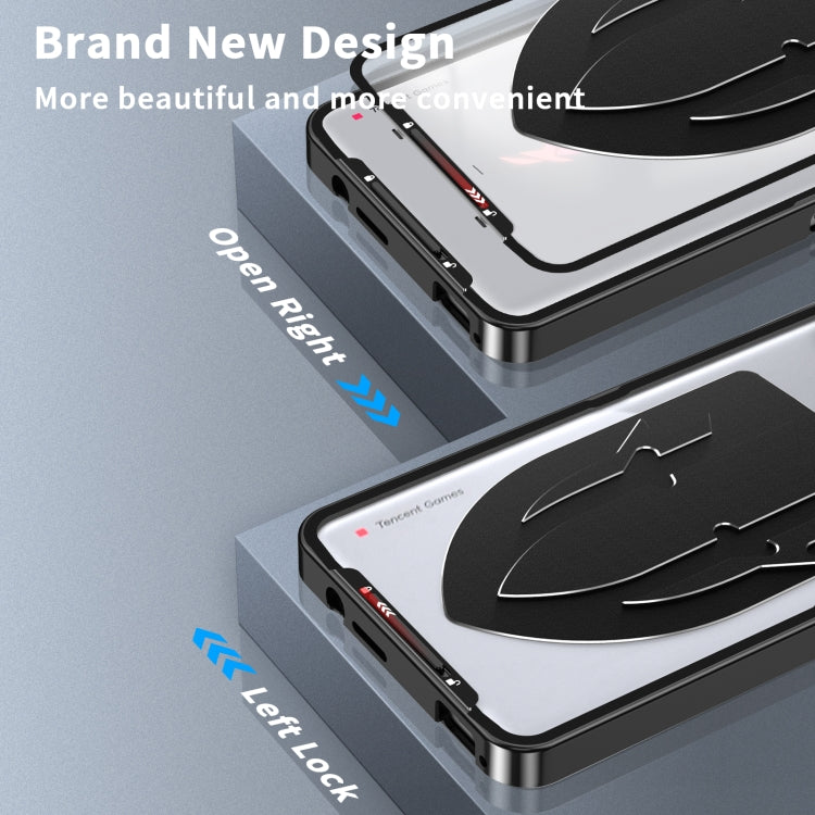 For ASUS ROG Phone 8 / 8 Pro Metal Cooling Phone Case(Black) - ASUS Cases by buy2fix | Online Shopping UK | buy2fix