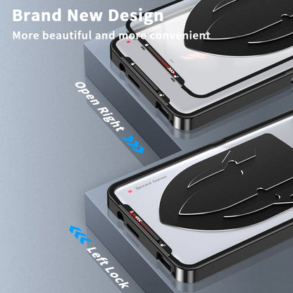 For ASUS ROG Phone 8 / 8 Pro Metal Cooling Phone Case(Black) - ASUS Cases by buy2fix | Online Shopping UK | buy2fix