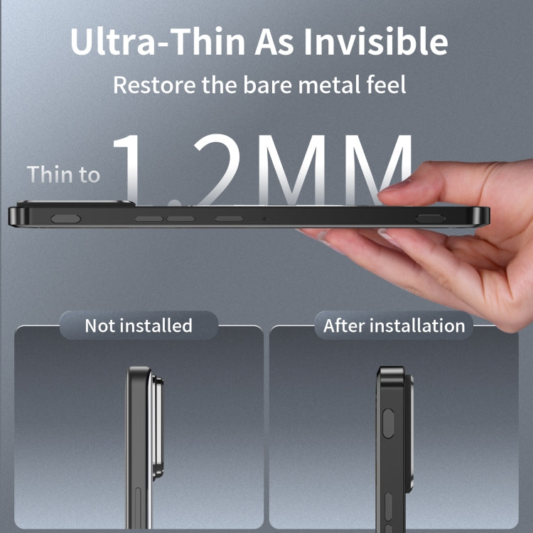 For ASUS ROG Phone 8 / 8 Pro Metal Cooling Phone Case(Black) - ASUS Cases by buy2fix | Online Shopping UK | buy2fix