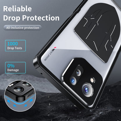 For ASUS ROG Phone 8 / 8 Pro Metal Cooling Phone Case(Black) - ASUS Cases by buy2fix | Online Shopping UK | buy2fix