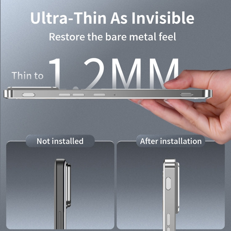 For ASUS ROG Phone 8 / 8 Pro Metal Cooling Phone Case(Silver) - ASUS Cases by buy2fix | Online Shopping UK | buy2fix