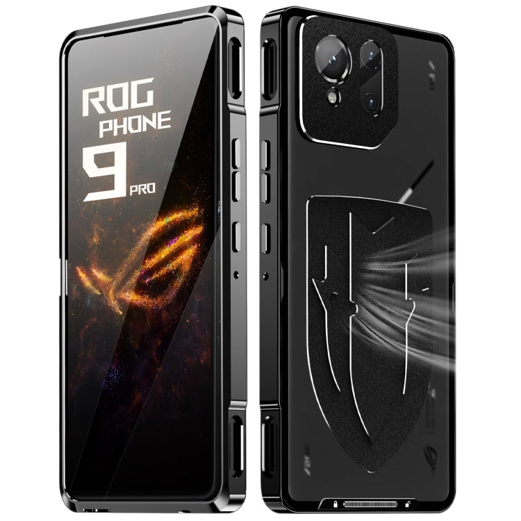 For ASUS ROG Phone 9 / 9 Pro Metal Cooling Phone Case(Black) - ASUS Cases by buy2fix | Online Shopping UK | buy2fix