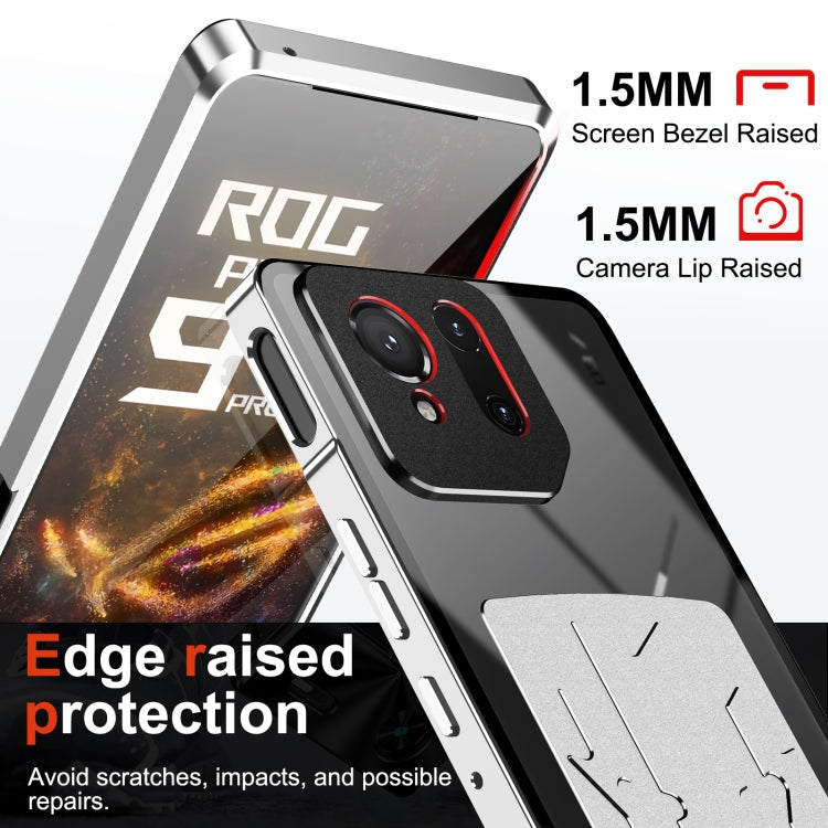 For ASUS ROG Phone 9 / 9 Pro Metal Cooling Phone Case(Black) - ASUS Cases by buy2fix | Online Shopping UK | buy2fix
