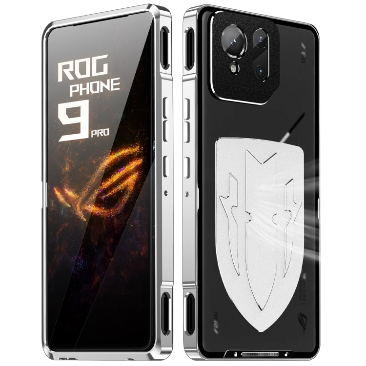 For ASUS ROG Phone 9 / 9 Pro Metal Cooling Phone Case(Silver) - ASUS Cases by buy2fix | Online Shopping UK | buy2fix