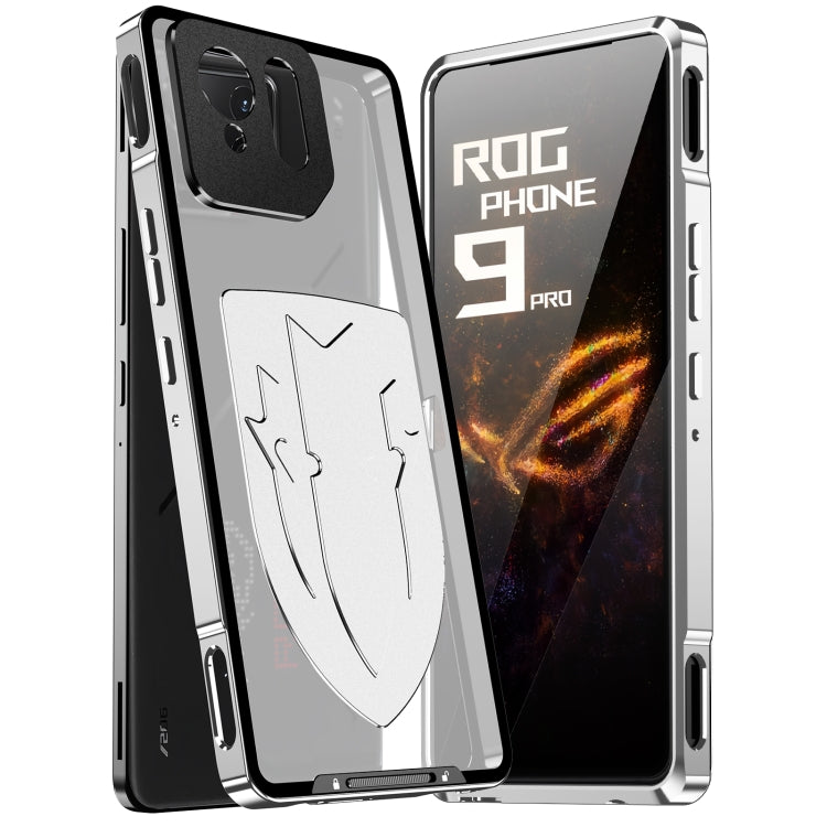 For ASUS ROG Phone 9 / 9 Pro Metal Cooling Phone Case(Silver) - ASUS Cases by buy2fix | Online Shopping UK | buy2fix