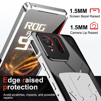 For ASUS ROG Phone 9 / 9 Pro Metal Cooling Phone Case(Silver) - ASUS Cases by buy2fix | Online Shopping UK | buy2fix