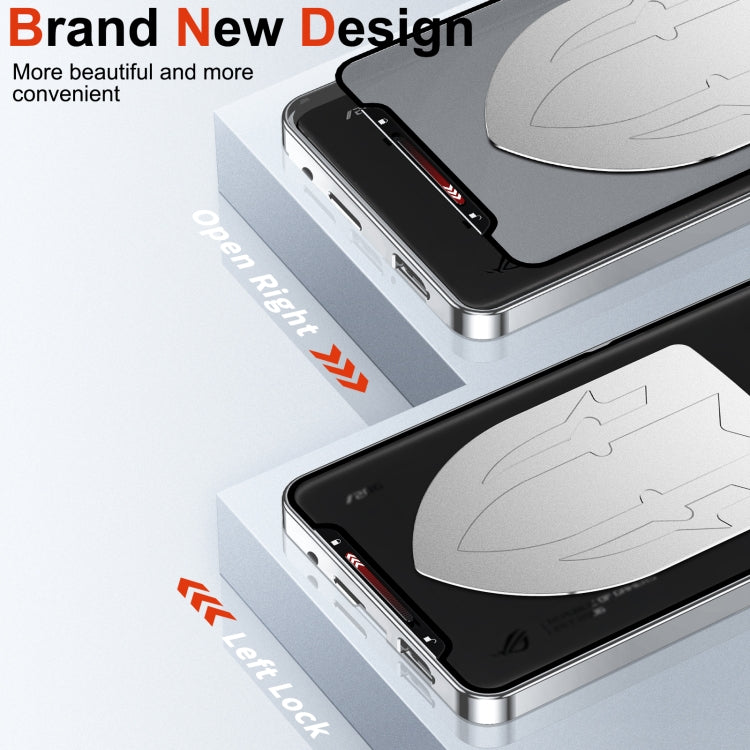 For ASUS ROG Phone 9 / 9 Pro Metal Cooling Phone Case(Silver) - ASUS Cases by buy2fix | Online Shopping UK | buy2fix