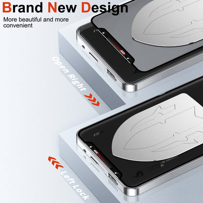 For ASUS ROG Phone 9 / 9 Pro Metal Cooling Phone Case(Silver) - ASUS Cases by buy2fix | Online Shopping UK | buy2fix