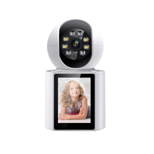 ESCAM QF104 One Click Video Call 3MP Indoor Humanoid Detection Audible Alarm Color Night Version Smart WiFi Camera, AU Plug