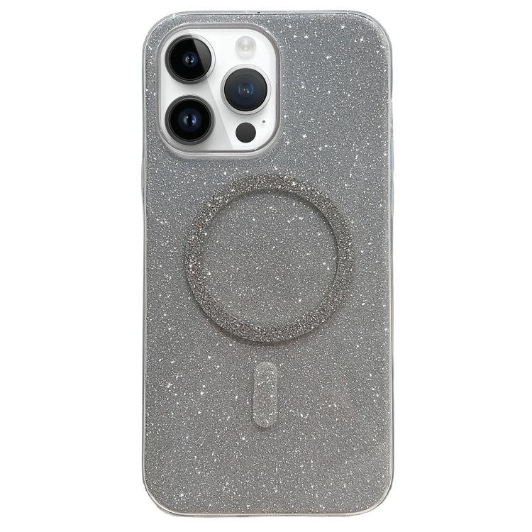 For iPhone 13 Pro Glitter MagSafe Magnetic TPU Phone Case(Silver) - iPhone 13 Pro Cases by buy2fix | Online Shopping UK | buy2fix