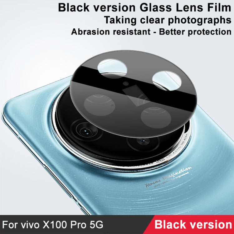 For vivo X100 Pro 5G IMAK Rear Camera Lens Glass Film Black Version - For Vivo by imak | Online Shopping UK | buy2fix