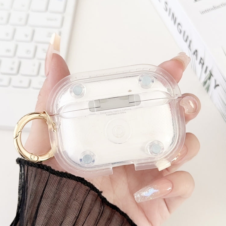 For AirPods Pro 2  Magnetic Clear Armor TPU TWS Earphone Case(Tansparent) - For AirPods Pro 2 by buy2fix | Online Shopping UK | buy2fix