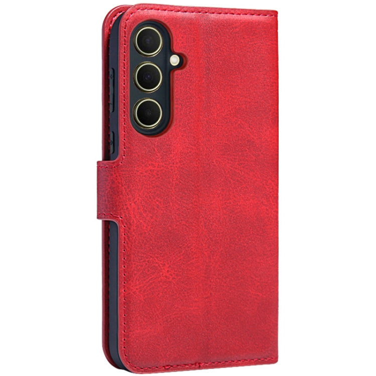 For Samsung Galaxy A35 5G IMAK Count Series Flip Leather Phone Case(Red) - Galaxy Phone Cases by imak | Online Shopping UK | buy2fix