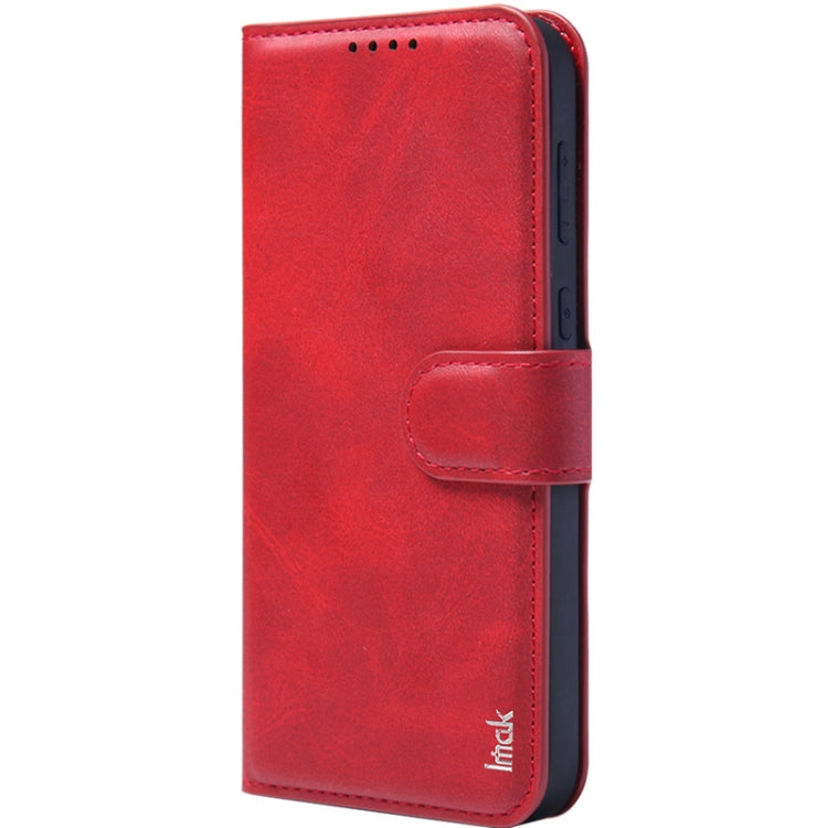 For Samsung Galaxy A55 5G IMAK Count Series Flip Leather Phone Case(Red) - Galaxy Phone Cases by imak | Online Shopping UK | buy2fix