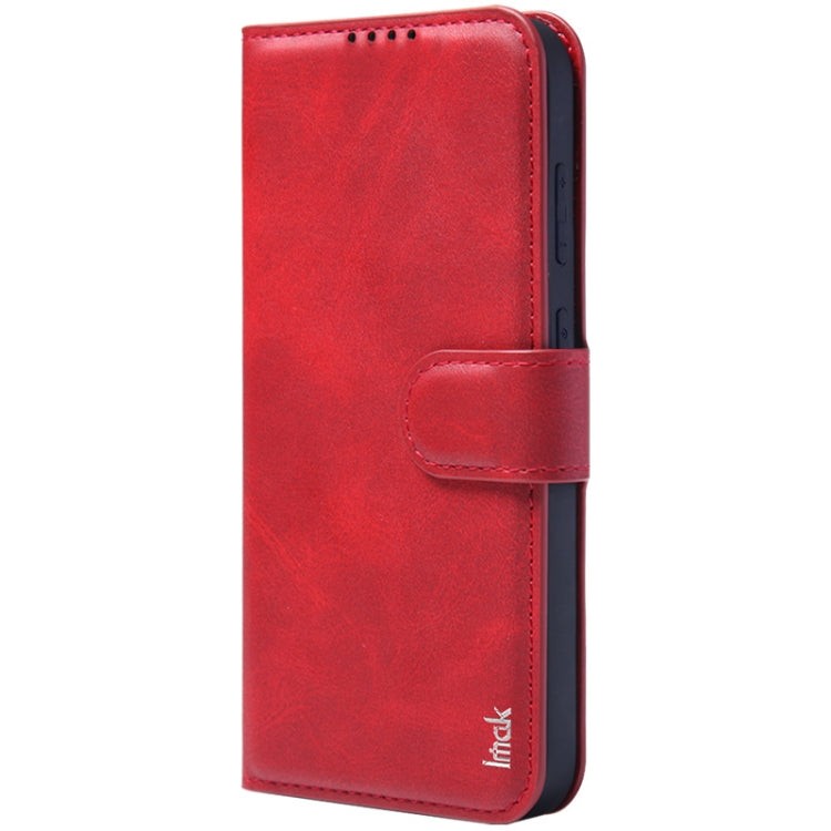 For Samsung Galaxy S24 5G IMAK Count Series Flip Leather Phone Case(Red) - Galaxy S24 5G Cases by imak | Online Shopping UK | buy2fix