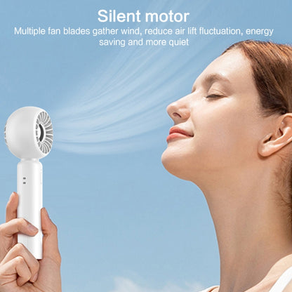 TGVIS Handheld & Invisible Stand Mini Electric Fan(White) - Electric Fans by TGVIS | Online Shopping UK | buy2fix