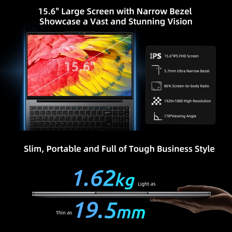 BMAX X15 Pro Notebook PC, 16GB+512GB , 15.6 inch Windows 11 Intel Alder Lake N59(EU Plug) - Others by BMAX | Online Shopping UK | buy2fix