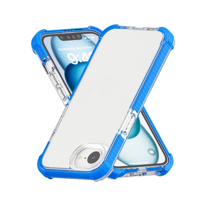 For iPhone 16e Acrylic Full Coverage Shockproof Phone Case(Blue) by buy2fix