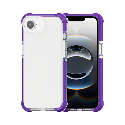 For iPhone 16e Acrylic Full Coverage Shockproof Phone Case(Purple) by buy2fix