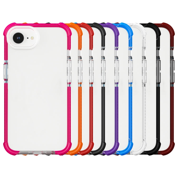 For iPhone 16e Acrylic Full Coverage Shockproof Phone Case(Transparent) by buy2fix