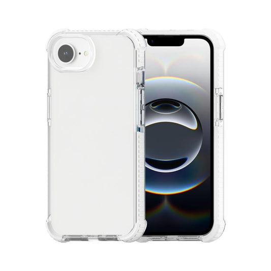 For iPhone 16e Acrylic Full Coverage Shockproof Phone Case(Transparent) by buy2fix