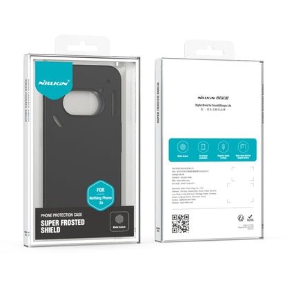 For Nothing Phone 2a NILLKIN Frosted Shield Phone Protective Case(Blue) - More Brand by NILLKIN | Online Shopping UK | buy2fix