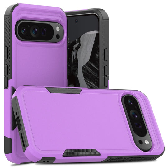 For Google Pixel 9 Pro XL 2 in 1 PC + TPU Phone Case(Purple)