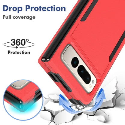For Google Pixel Fold 2 in 1 PC + TPU Phone Case(Red) by buy2fix