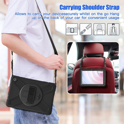 For Amazon Kindle Fire HD10 2023 Silicone Hybrid PC Full Body Tablet Case(Black) - Amazon by buy2fix | Online Shopping UK | buy2fix