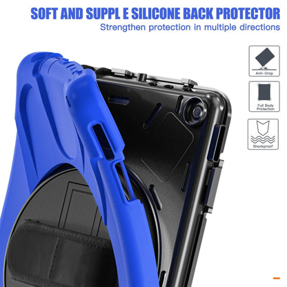 For Amazon Kindle Fire HD10 2023 Silicone Hybrid PC Full Body Tablet Case(Blue) - Amazon by buy2fix | Online Shopping UK | buy2fix