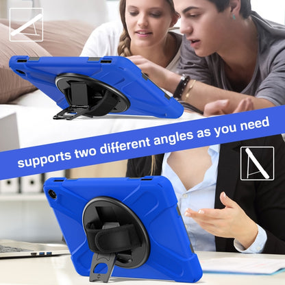 For Amazon Kindle Fire HD10 2023 Silicone Hybrid PC Full Body Tablet Case(Blue) - Amazon by buy2fix | Online Shopping UK | buy2fix