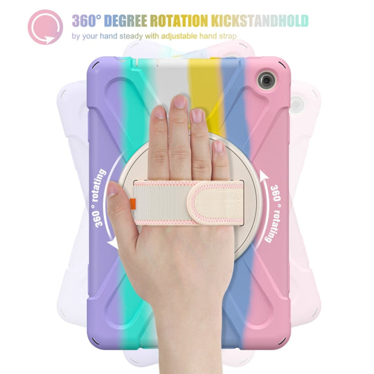 For Amazon Kindle Fire HD10 2023 Silicone Hybrid PC Full Body Tablet Case(Colorful Pink) - Amazon by buy2fix | Online Shopping UK | buy2fix