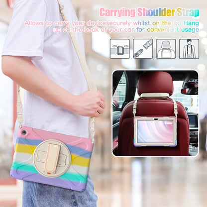 For Amazon Kindle Fire HD10 2023 Silicone Hybrid PC Full Body Tablet Case(Colorful Pink) - Amazon by buy2fix | Online Shopping UK | buy2fix