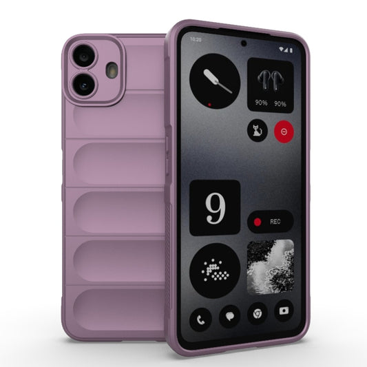 For Nothing CMF Phone 1 Magic Shield TPU + Flannel Phone Case(Purple) - Nothing Cases by buy2fix | Online Shopping UK | buy2fix