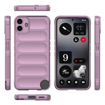 For Nothing CMF Phone 1 Magic Shield TPU + Flannel Phone Case(Purple) - Nothing Cases by buy2fix | Online Shopping UK | buy2fix