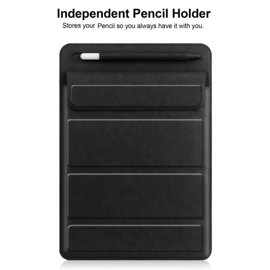 Fold Stand Magnetic Tablet Sleeve Case Liner Bag with Pen Slot For iPad 9.7 / 10.2 / 10.5 / 10.9 / 11 inch(Black) - iPad Pro 11 (2022/2021) Cases by buy2fix | Online Shopping UK | buy2fix