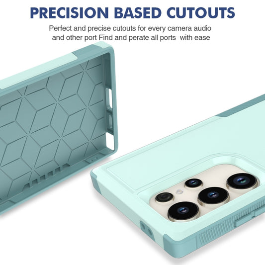 For Samsung Galaxy S24 Ultra 5G 2 in 1 PC + TPU Phone Case(Light Green) by buy2fix