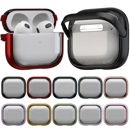 For AirPods 3 TPU Hybrid PC Case with Holder(Yellow) - For AirPods 3 by buy2fix | Online Shopping UK | buy2fix