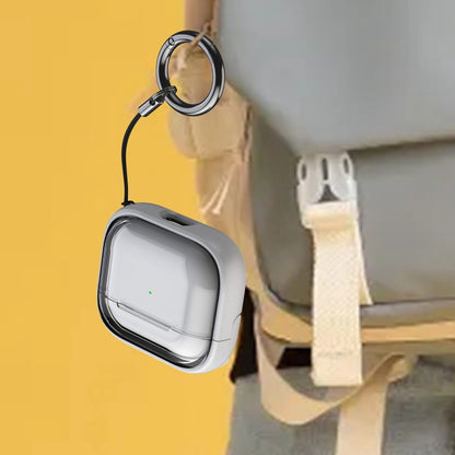 For AirPods Pro 1 TPU Hybrid PC Case with Holder(Yellow) by buy2fix