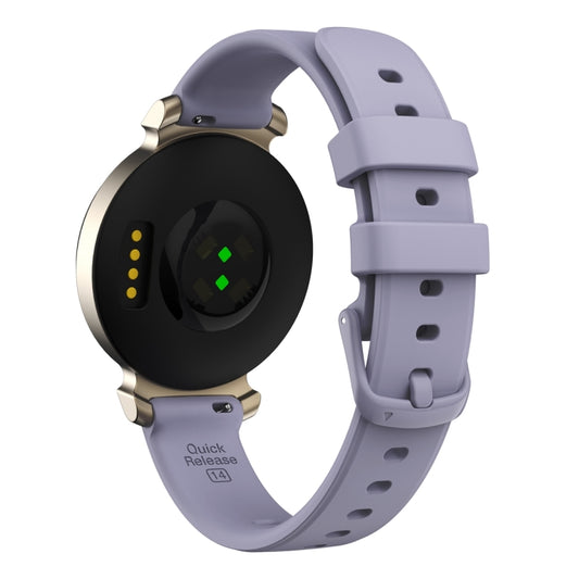 For Garmin Lily 2 Silicone Watch Band Wristband(Roland Purple) by buy2fix