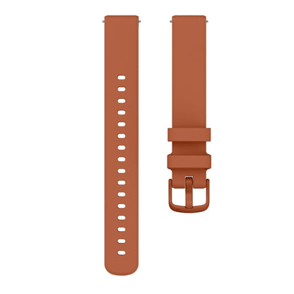 For Garmin Lily 2 Silicone Watch Band Wristband(Mocha Brown) - Watch Bands by buy2fix | Online Shopping UK | buy2fix