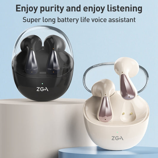 ZGA GS11 Amber True Wireless Bluetooth Earphone(Beige) by ZGA