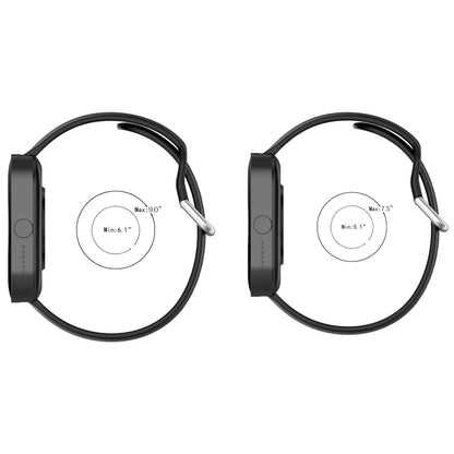 For CMF Watch Pro D395 / Watch Pro 2 22mm Solid Color Silver Buckle Silicone Watch Band, Size:L(Green) by buy2fix