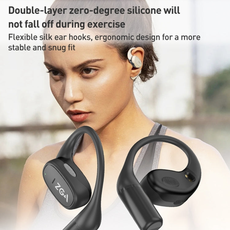 ZGA GS15 Ear-mounted Wireless Bluetooth Earphone(Beige) - Bluetooth Earphone by ZGA | Online Shopping UK | buy2fix