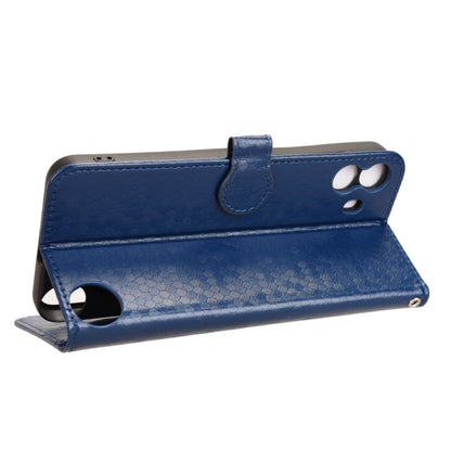 For Nothing CMF Phone 1 Honeycomb Dot Texture Leather Phone Case(Blue) - Nothing Cases by buy2fix | Online Shopping UK | buy2fix